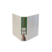 KEBAview Presentation binder;white A4+ 55 mm, 21-70-21