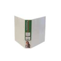 KEBAview Presentation binder;white A4+ 55 mm, 21-70-21