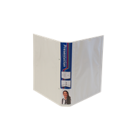 KEBAview Presentation binder;white A4+ 40 mm, 1x80