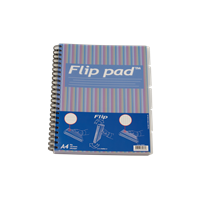 KEBAnote Flip pad A4;linjerat/rutat