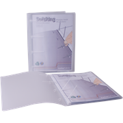 KEBAfolder Softring display book;transp 3x80 incl 10 pockets