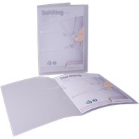 KEBAfolder Softring binder;transp rings, transp cover 1x80