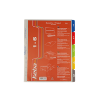 KEBAdivider Executive PP;A4+ 1-5 fp 30/120