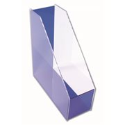 KEBAdesk magazine holder;Blue/Transp
