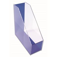 KEBAdesk magazine holder;Blue/Transp