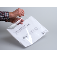 Toppöppnad plastficka