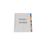 KEBApocket 10-fliks register;med färgade flikar och toppöppning