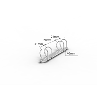 Ringmekanism 21-70-21 för D-ring, pres.pärm 40 mm