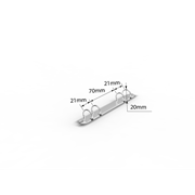 Ringmekanism 21-70-21 O-ring för ;pres.pärm 20 mm