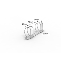 Ringmekanism 21-70-21 D-ring för ;pres.pärm 55 mm