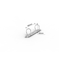 Ringmekanism 1x80 för D-ring, pres. pärm 40 mm