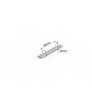 Ringmekanism 1x80 O-ring för ;pres.pärm 20 mm