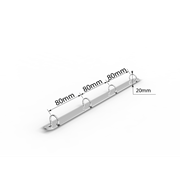 Ringmekanism 3x80 O-ring för ;pres.pärm 20 mm