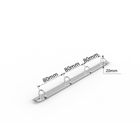 Ringmekanism 3x80 O-ring för ;pres.pärm 20 mm