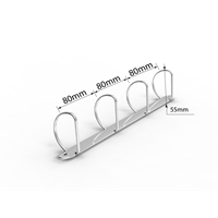 Ringmekanism 3x80 D-ring för ;pres.pärm 55 mm