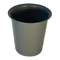 KEBAsort papperskorg 14l ;grafit