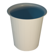 KEBAsort papperskorg 14l ;isgrå