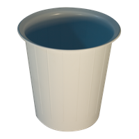 KEBAsort papperskorg 14l ;isgrå