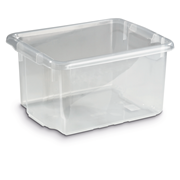 KEBAsort förvaringsbox ;15 liter transparent