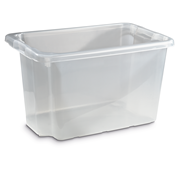 KEBAsort förvaringsbox;55 liter transparent