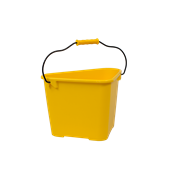 KEBAsort Tricanhink 17l gul;med svart grepe