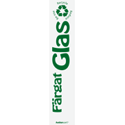 KEBAsort transparent dekal;Färgat glas