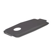 KEBAsort antracit lock för 60-liters;tunna med hål för returburkar