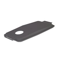 KEBAsort antracit lock för 60-liters;tunna med hål för returburkar