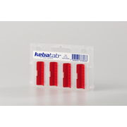 KEBAtab Röd 1förp;För märkning av 1 pärm