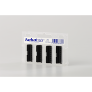 KEBAtab Svart 1 förp.;För märkning av 1 pärm