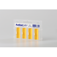 KEBAtab Gul 1 förp.;För märkning av 1 pärm